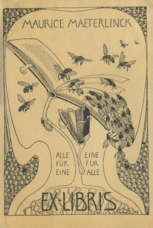Repro van pentekening  van Mathilde Ade (DEU)  uit 1902